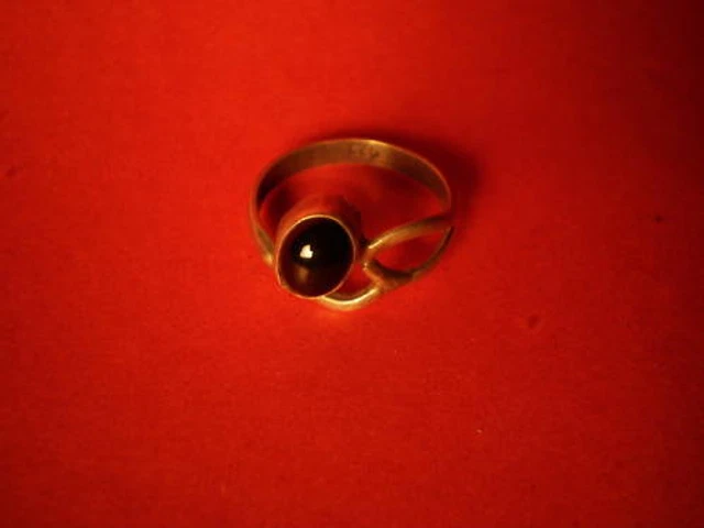 Bague en Argent et Onyx , Inde .... 54