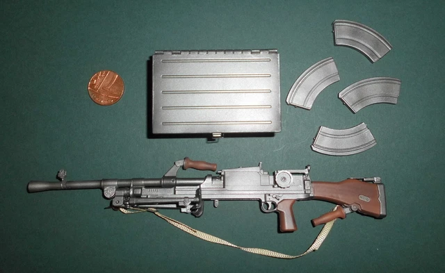 1/6TH SCALE BRITISH Army BREN Machine Gun for 12