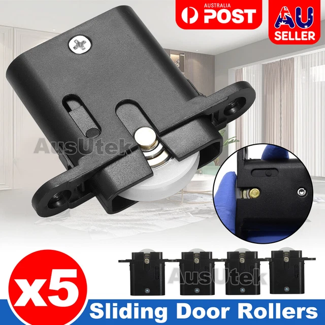 5X SLIDING SECURITY Screen Sliding Door Rollers Wheels Replacement DIY
