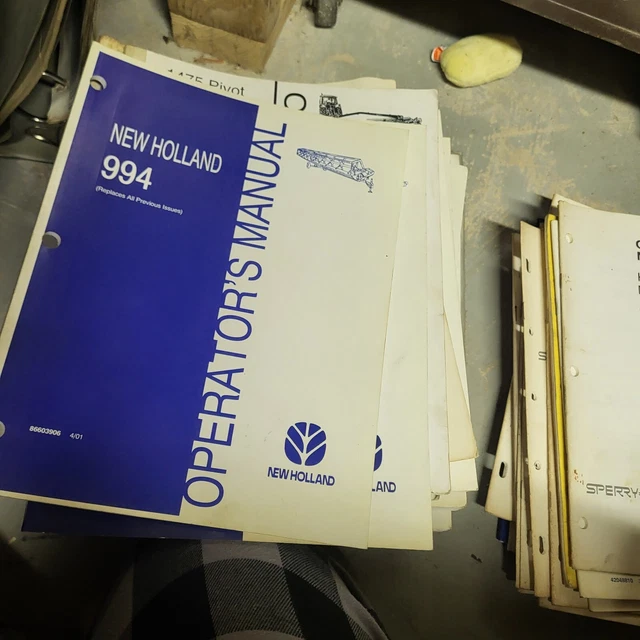 New Holland 994 Grain Belt Header Operator's Manual