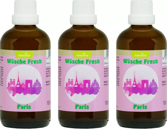 Lavage Fresh Paris Blanchisserie Parfum de Linge Concentré Frauenduft 3er Set