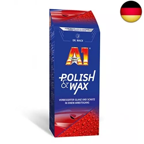 Dr. Wack – A1 Polish & Wax 500 ml – NEUE FORMEL I Auto-Politur & Auto-Wachs mit