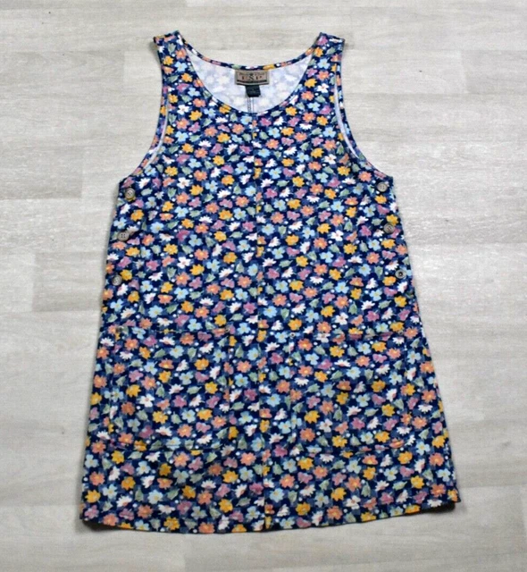 Y2K EXPRESS FLORAL Mini Jumper Dress Vintage 90s 2000s FRIENDS FLAW ...