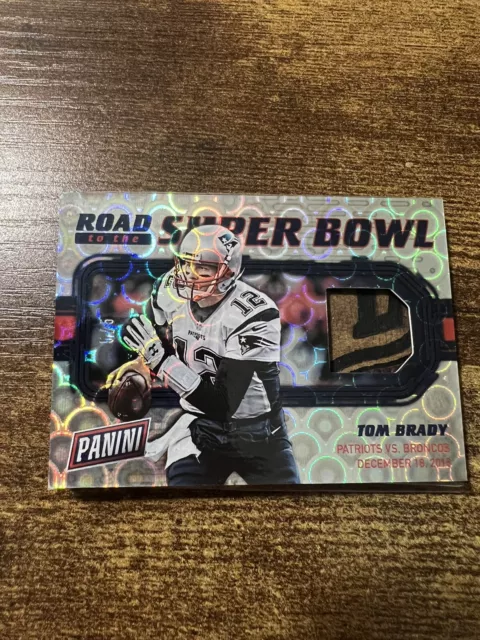 2017 Panini Day Road to the Super Bowl Football Cracked Ice /5 SSP Tom Brady