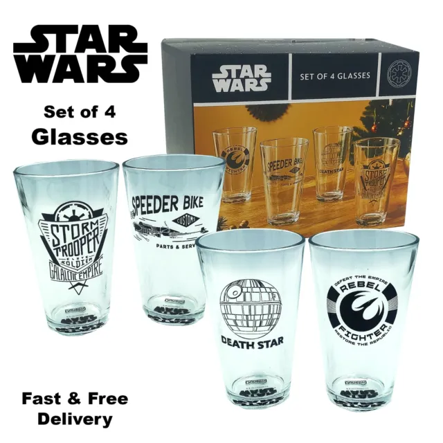 Star Wars Collector's Edition Drinking Glasses - Set of 4 - Storm Trooper