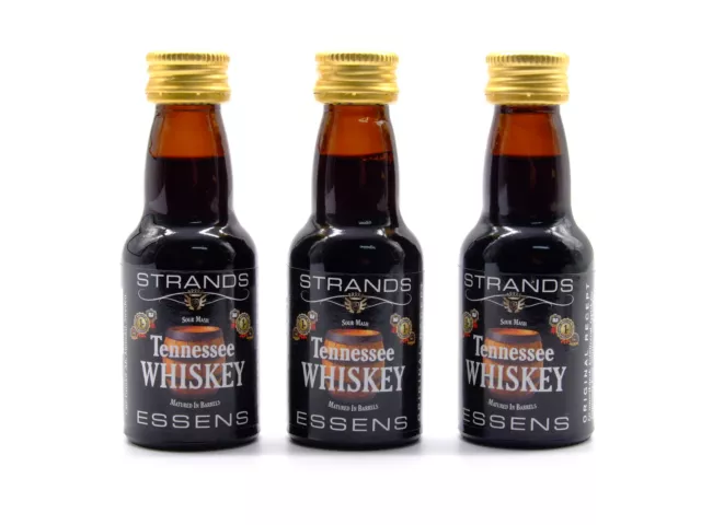 3 whisky Tennessee 25 ml - esencia para alcohol, esencia de vodka, saborizante