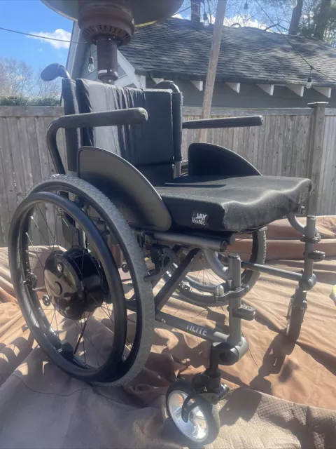 Alber Twion Push Assist Wheels & TiLite Aero X Titanium Wheelchair READ $8k