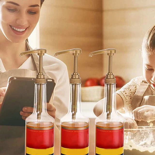 8 pz pompa dosatrice dispenser pompa per pompe sciroppo aroma di caffè lozione tipo push