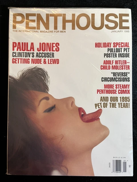 VINTAGE PENTHOUSE MAGAZINE January 1995 Pet Lydia Schone And Paula