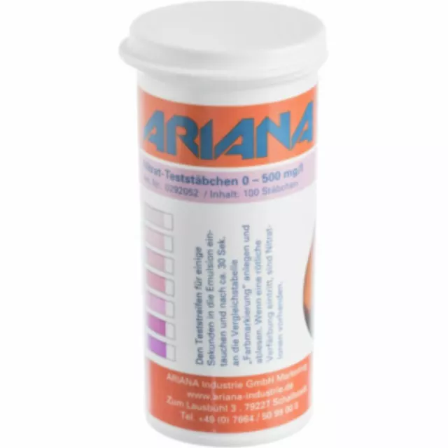 ARIANA Teststäbchen für Nitrat-Werte 0 - 500 mg/l