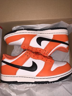 NIKE DUNK RETRO Low GS Halloween Safety Orange Size 6Y/ Women 7.5 DH9765-003 ð $200.00 - PicClick