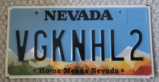 Nevada 2019 Vegas Golden Knights NHL Hockey Spirts Vanity License Plate