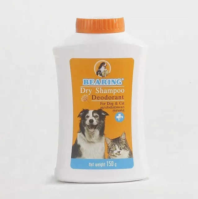 Shampooing sec BEING Dog Cat déodorant pour animal de compagnie poudre...