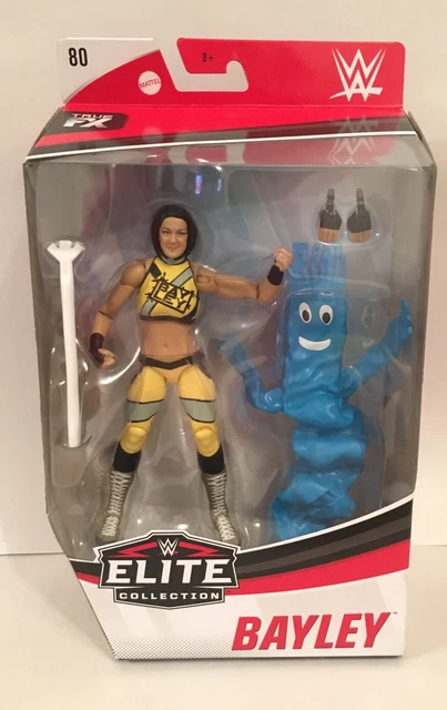 WWE- Elite Collection Personaggio Bayley con Accessori Giocattolo per