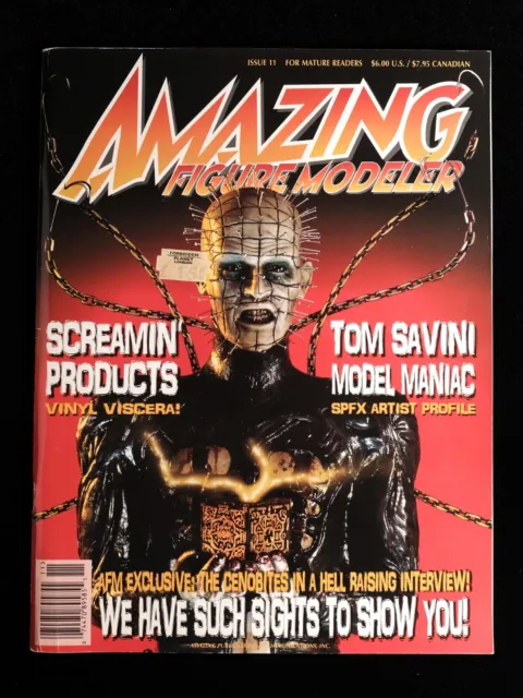 Amazing Figure Modeler magazine 11 -  Tom Savini, Screamin' Products, Cenobites