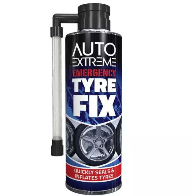 Emergency Car Tyre Fix Puncture Flat Repair Inflator Foam Sealant Can 300ml