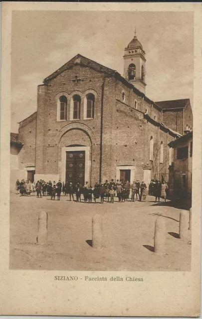 Pavia, Siziano, Facciata Della Chiesa, Animata - S130