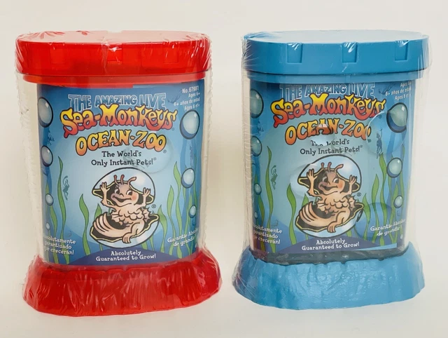 Amazing Live Sea Monkeys Ocean Zoo Marine Monkey Tank Aquarium Habitat NEW