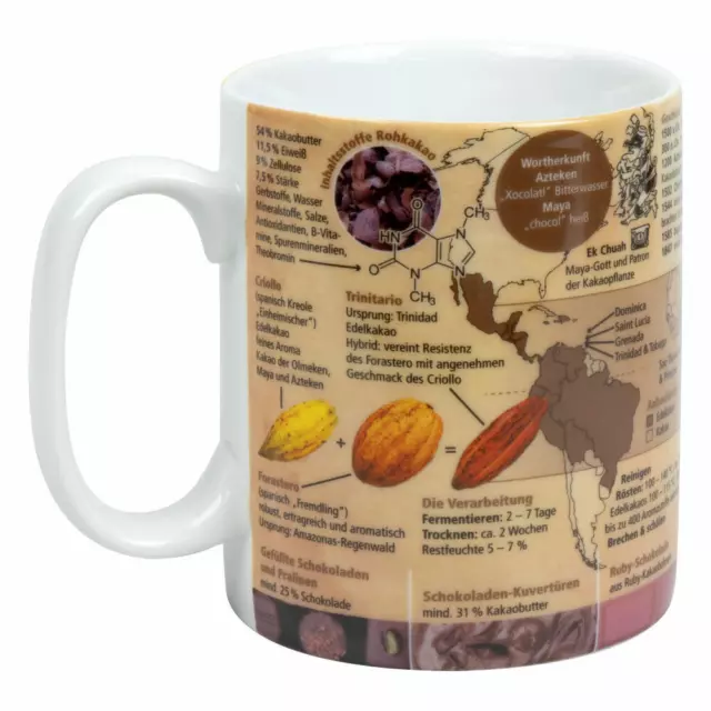 Könitz Tasses Tasse de savoir Cacao, Tasse, Tasse à café, Porcelaine, 460 ml 2