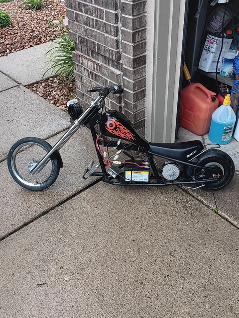 New Batterys New Charger RAZOR CHOPPER