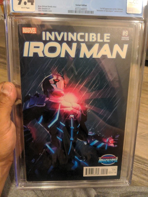 1 X Invincible Iron Man (2015) #9 Horsemen Of Apocalypse Variant CGC 9.4 NM