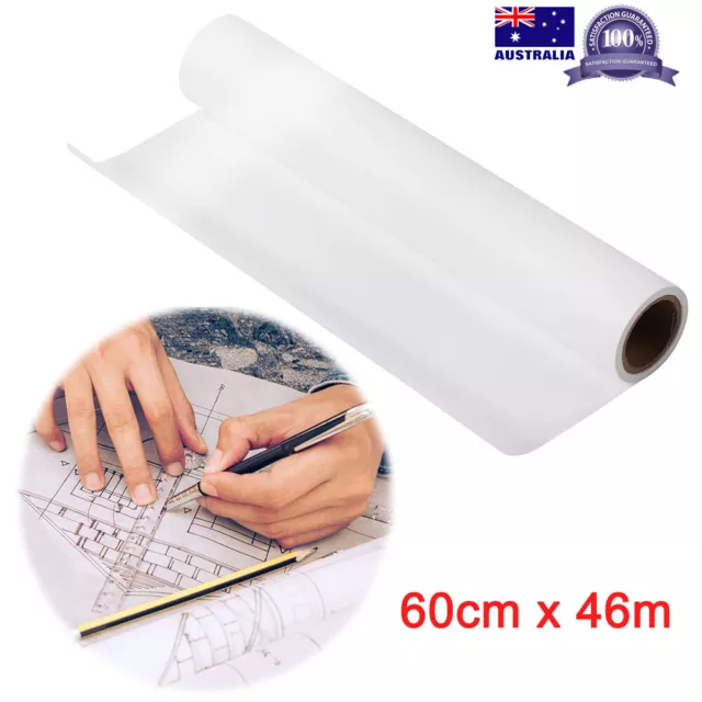 Tracing Paper Roll, Tracing Paper Roll White High Transparency Pattern  Paper for Sewing Dressmaking Sketch Drafting (46m)