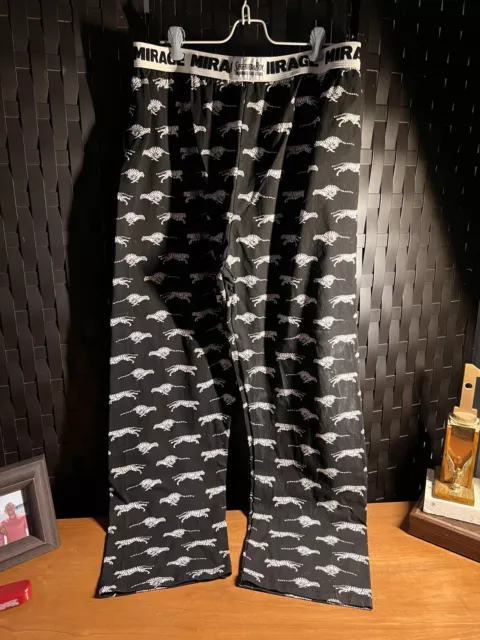 Siegfried and Roy Lounge Pants Las Vegas Mirage NWOT XL Rare Find!!