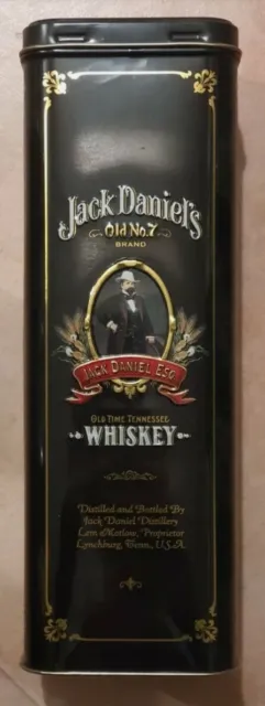 WEIHNACHT-Geschenk für Männer -  Jack Daniels Whiskey Blechdose + leere Flasche