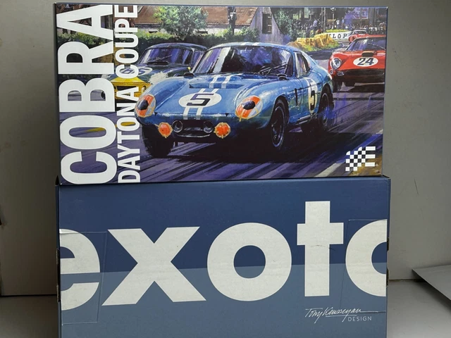 Exoto 1/18 - Cobra Daytona 1965 - Vainqueur Coppa Di Enna - RLG18012 - Occasion