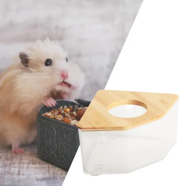Clear Hamster Boîte De Bain De Sable Toilette De Salle De Bain Pour Animaux De