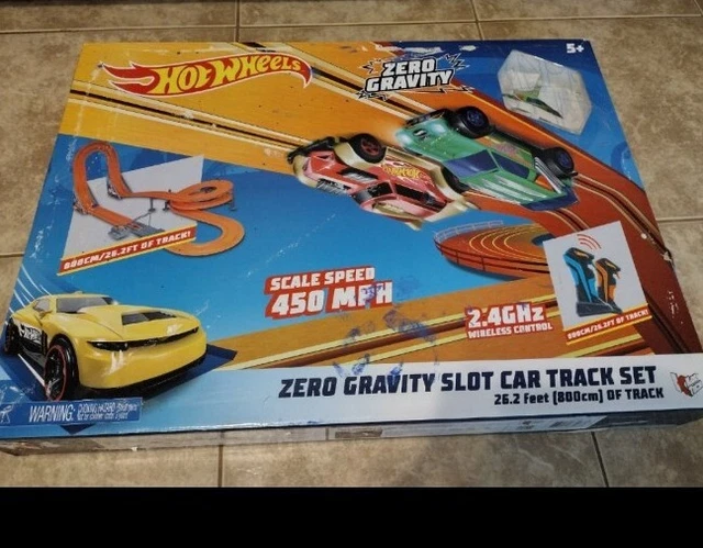 HOT WHEELS ZERO Gravity slot Car Track Set Wireless Control