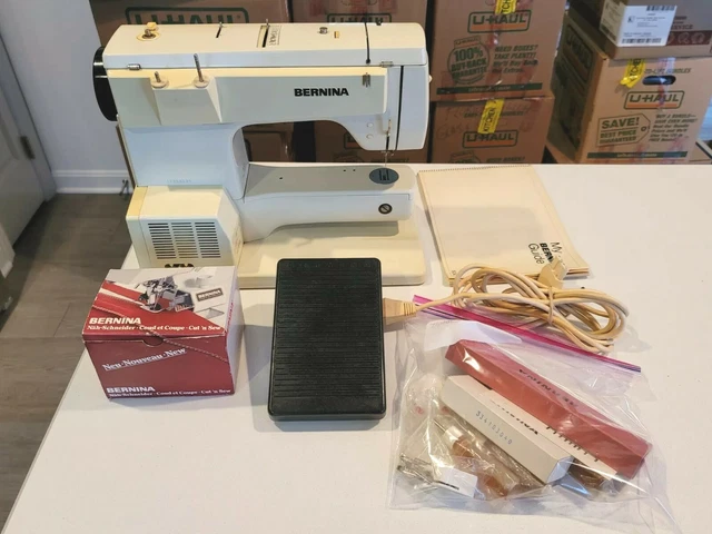 Bernina 830 Record Sewing Machine w Pedal New Cut N Sew Needles & Accessories Bernina 830 Record Sewing Machine w Pedal New Cut N Sew Needles & Accessories