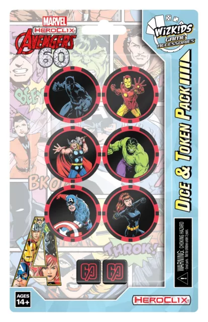 Marvel HeroClix: Avengers 60th Anniversary (Dice and Token Pack)