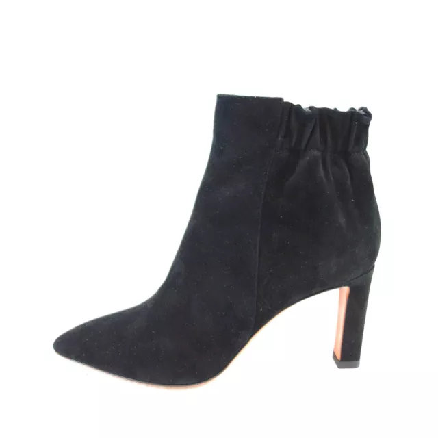 Santoni Chaussures Femmes Cheville Bottines Bottes Cuir Sauvage Taille 37 Np 769