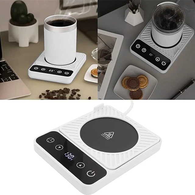 Chauffe-tasse USB – Dessous De Tasse Chauffant, 3 Températures Réglables, Arrêt Automatique | Pour Café, Thé, Lait, Cacao