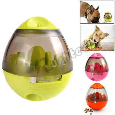 Portable Pet Feeder Automatic Dog Cat Food Dispenser Tumbler Interactive Toy