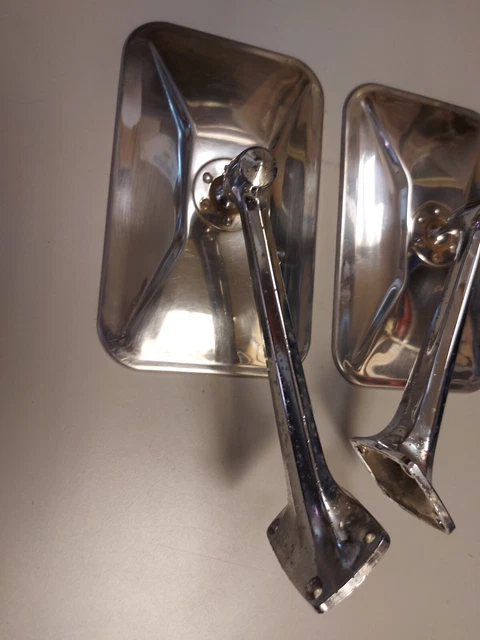 1968 - 1974 Ford Van Mirror Econoline Original Fomoco Passenger Driver Stainless 1968 - 1974 Ford Van Mirror Econoline Original Fomoco Passenger Driver Stainless