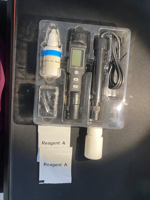 RCYAGO Dissolved Oxygen Meter with Electrode Filling Fluid