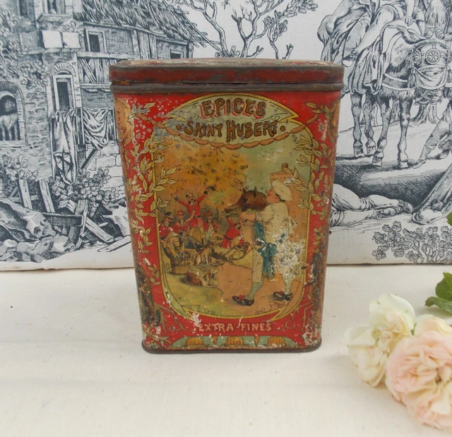 Boîte En Fer Publicitaire Vintage - Farine - Années 1960 - Originale Ovale