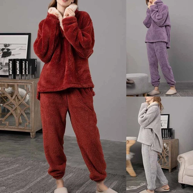 Pyjama Femme Hiver Chaud À VENDRE! - PicClick FR