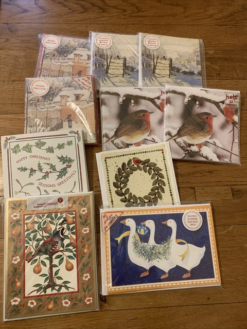 Job Lot Charity Christmas Cards Unused 40 +