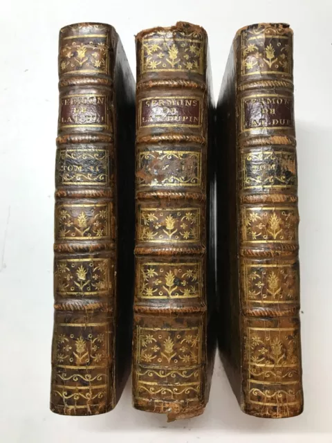 SERMONS DE MESSIRE JACQUES-FRANCOIS-RENE DE LATOURDUPIN 1764 - 3 vol