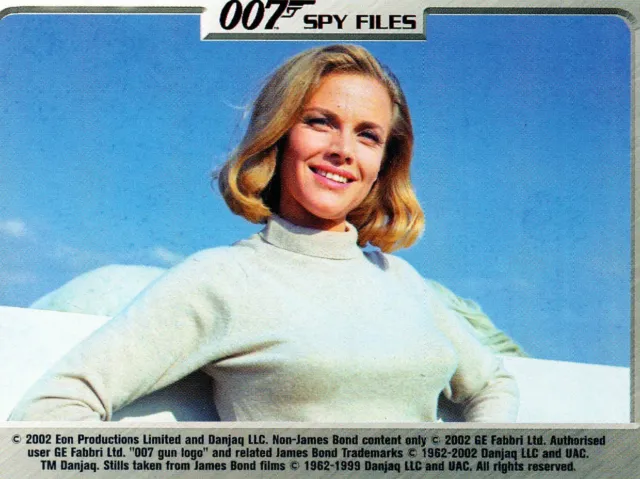 James Bond Spy Files / James Bond Mission Logs    Individual Trading Cards