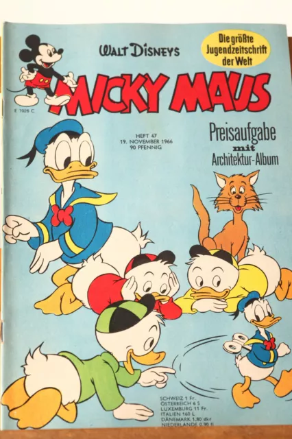 Walt Disneys Micky Maus E 7026 C   Heft 47 November 1966  (46656)