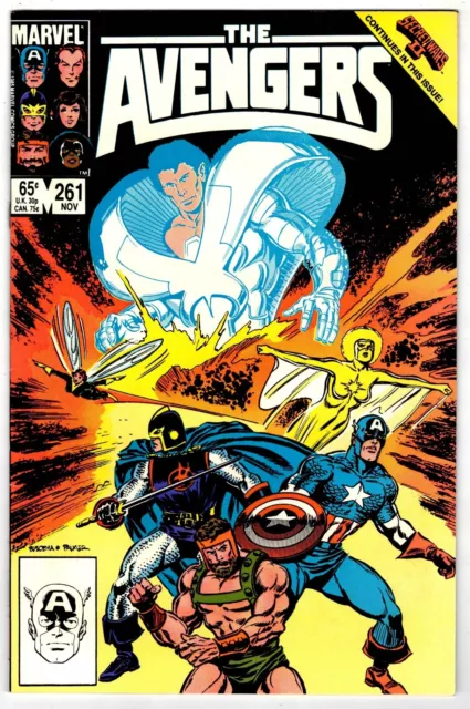 AVENGERS  # 261 - 1985 Marvel  (vf-)  Secret Wars 2     A