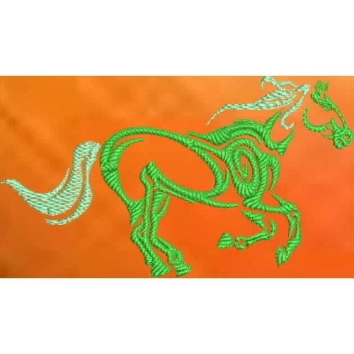 Embroidered Sweatshirt - Tribal Horse S1-02 Sizes S - XXL