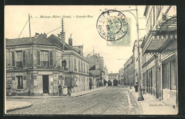 CPA Maisons-Alfort, Grande-Rue 1905