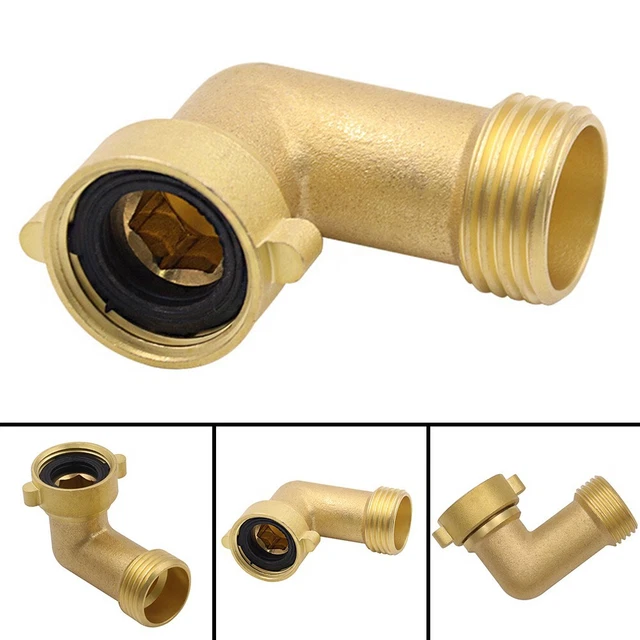 EXTEND HOSE LIFESPAN with 90 Degree Brass Hose Elbow Connector Trailer