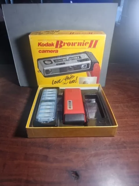 Kodak Camera - Brownie Ii Plus 110 Film Camera  -Original Box Used Untested