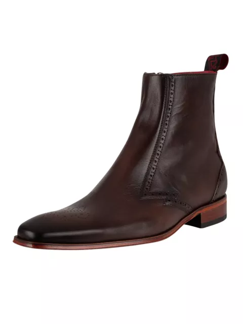 JEFFERY WEST MEN S Guitar Chelsea Leather Boots Black 164.95